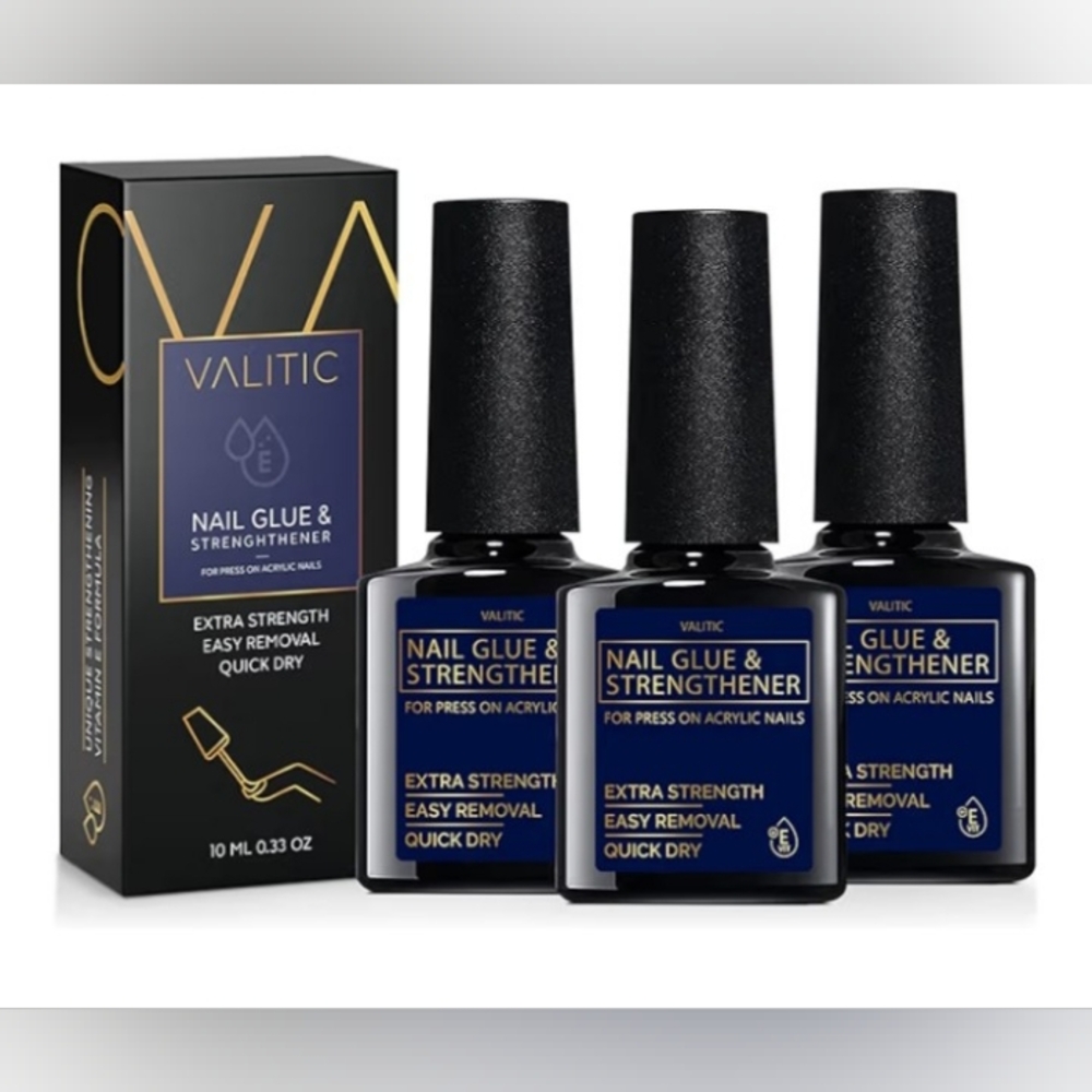 !it jeans Nail Glue & Strengthener - Black and Blue